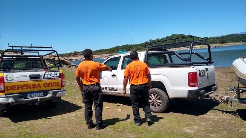 Dos pescadores murieron al hundirse la lancha en el dique de Collagasta