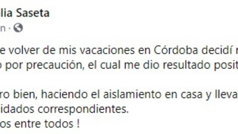 Diputados provinciales con coronavirus