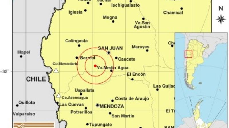 Potente temblor en San Juan se sintió con fuerza en Catamarca