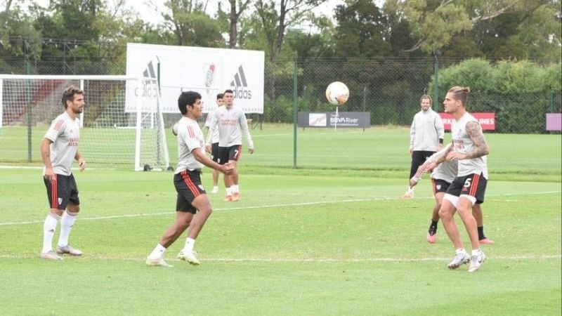 Con Gallardo a la cabeza, River volvió al trabajo
