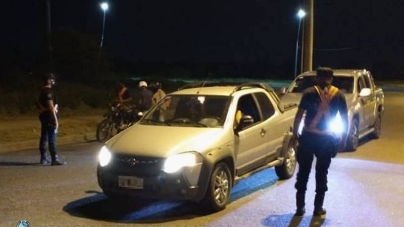 Vehículos secuestrados en controles policiales