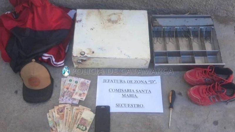 Cayeron dos ladrones en Santa María