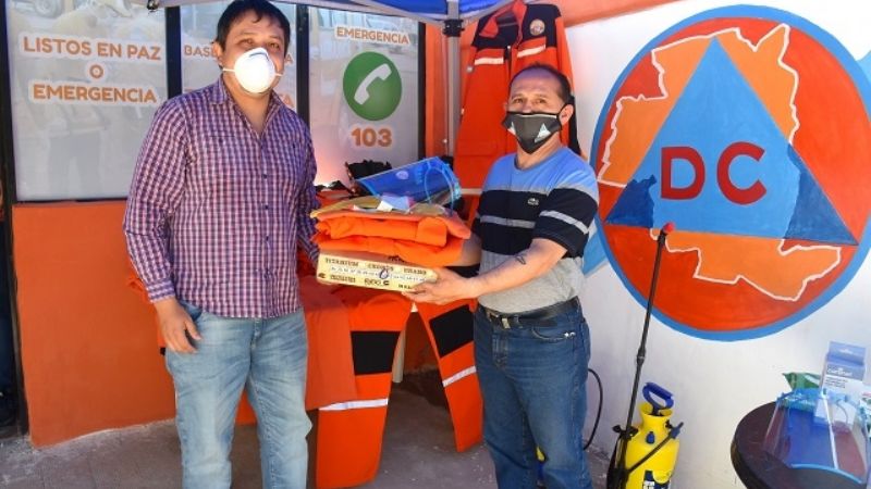 Tinogasta habilitó base operativa de Defensa Civil