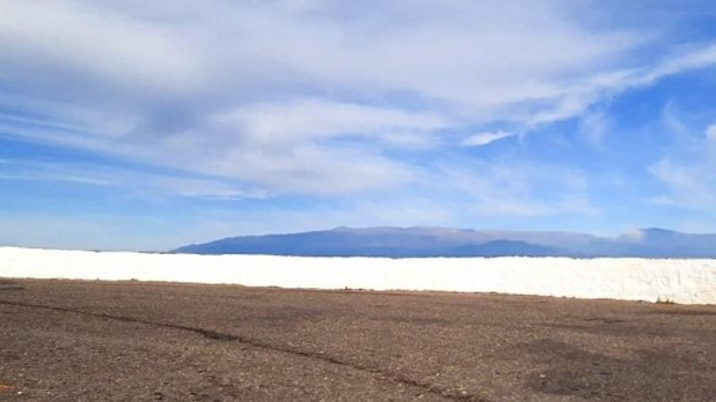 La municipalidad repintó el mirador de El Portezuelo