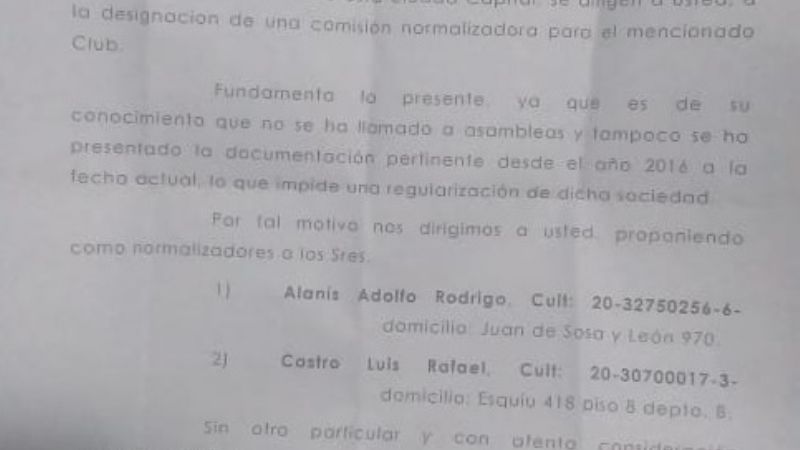 Red Star: “Quienes pidieron la ‘normalización’ no son socios”