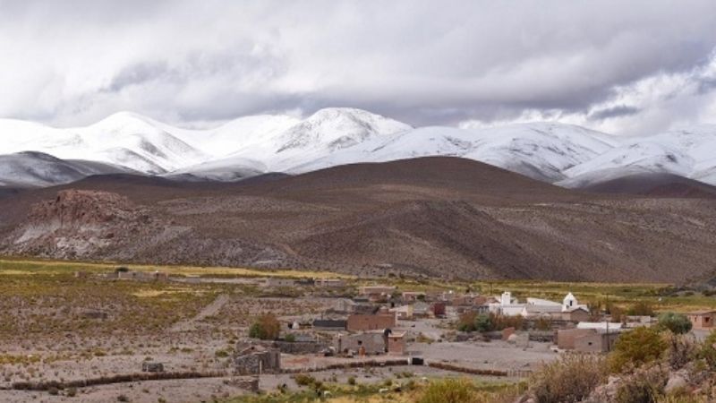 Así quedó el paisaje en Antofagasta tras el paso de una tormenta