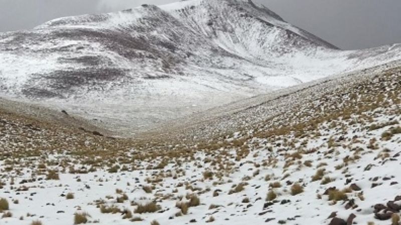 Así quedó el paisaje en Antofagasta tras el paso de una tormenta