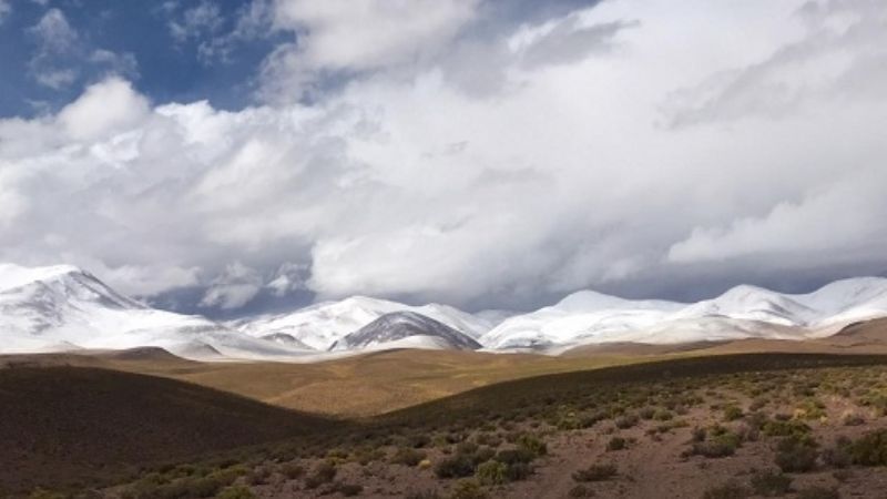 Así quedó el paisaje en Antofagasta tras el paso de una tormenta