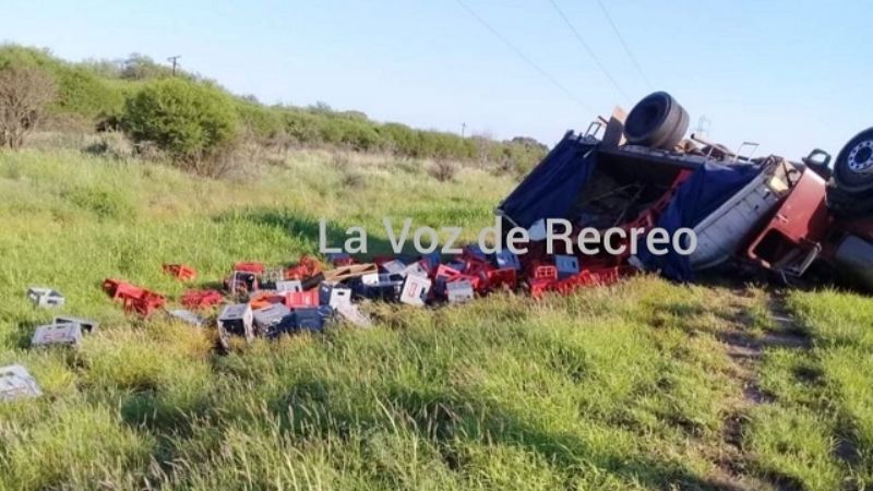 Vuelco en la Ruta 157