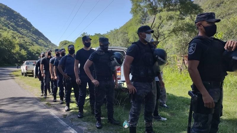 Encuentran 40 plantas de marihuana a la vera del Río El Tala