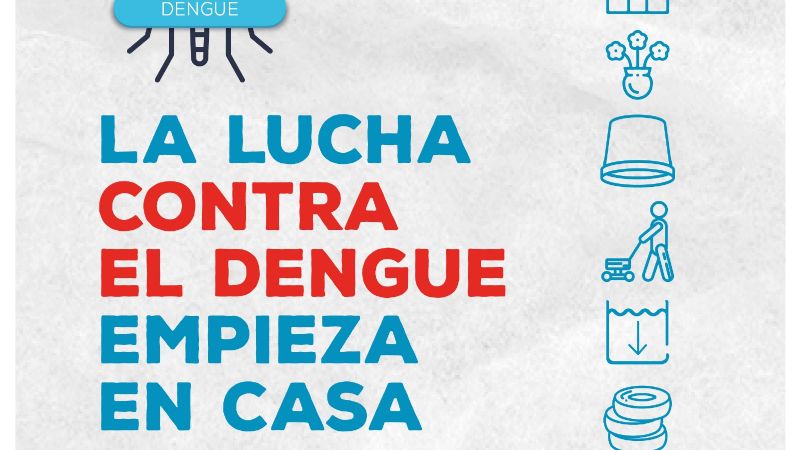 “El patio limpio es la principal medida para prevenir que haya contagios”