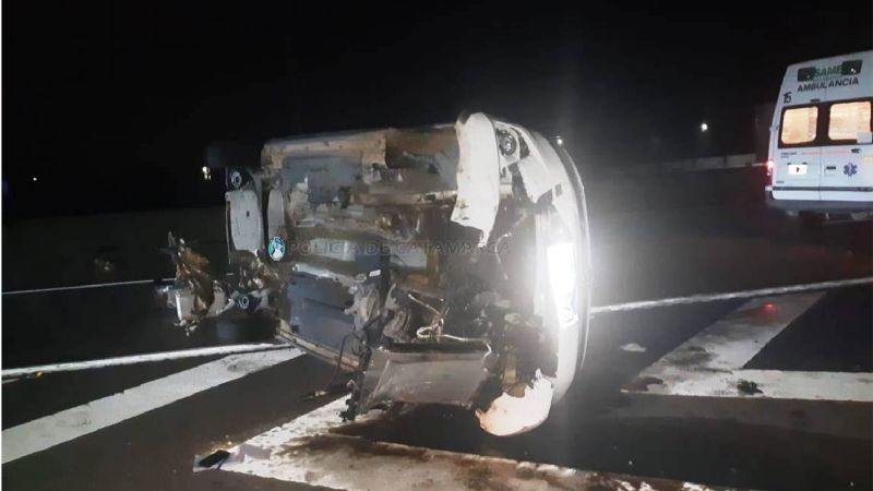 Vuelco en Av. Circunvalación