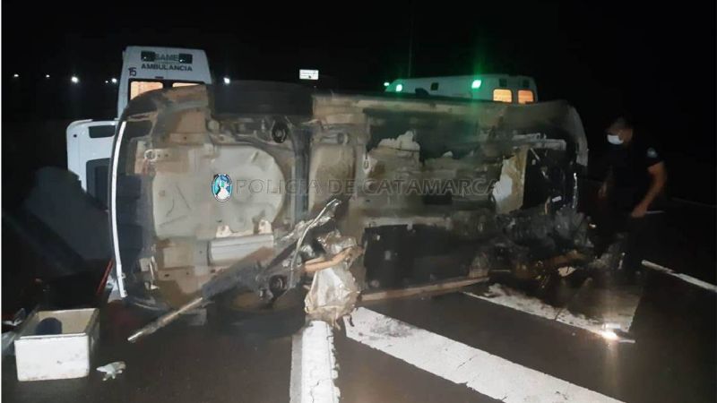 Vuelco en Av. Circunvalación