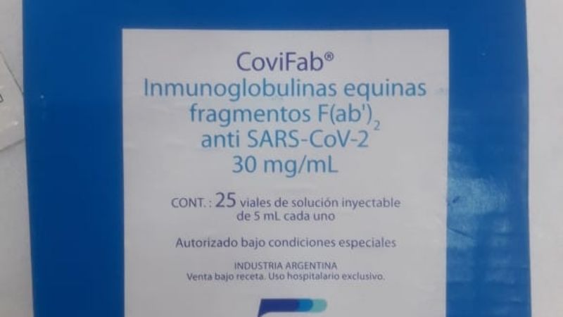Una paciente recibió tratamiento con suero equino