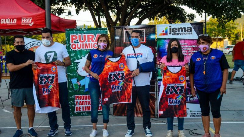 Básquet 3x3 en Fray Mamerto Esquiú