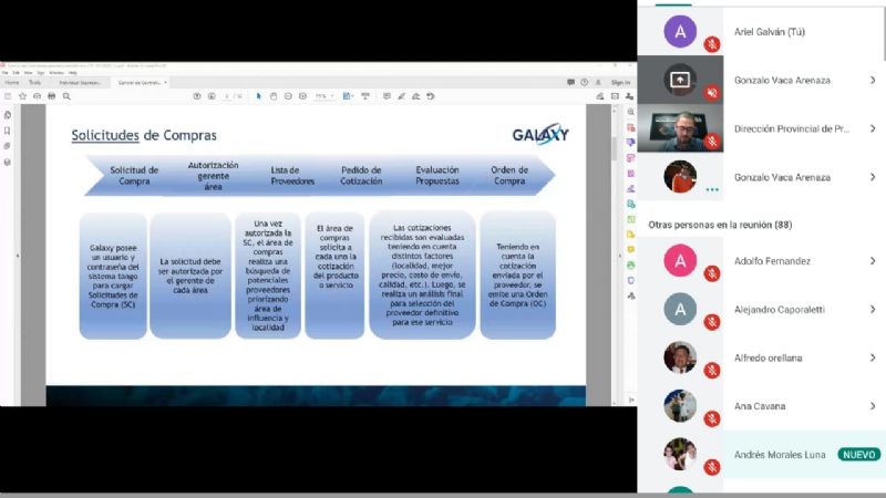Se realizó charla con proveedores mineros