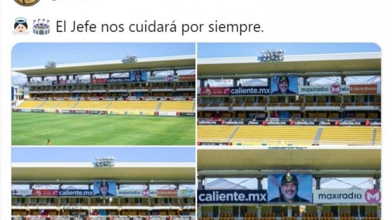 Dorados de México y un nuevo homenaje a Maradona