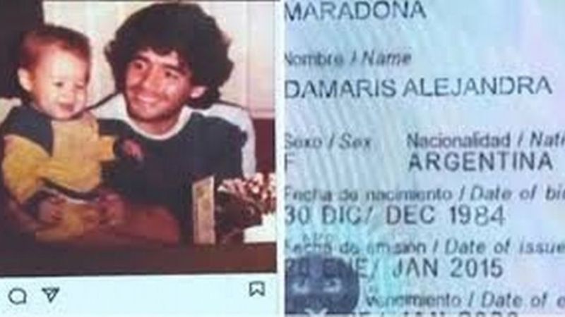 Apareció una mujer que dice ser la primogénita de Diego Maradona