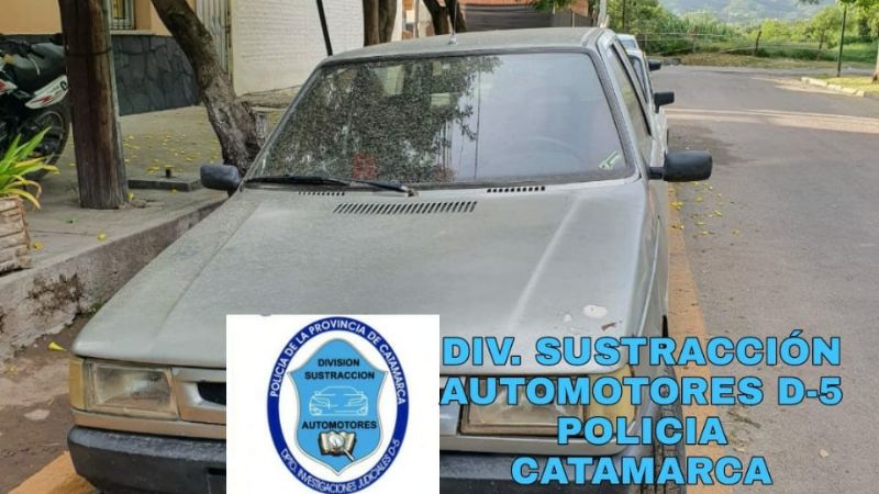 Secuestran un auto con irregularidades en Valle Viejo