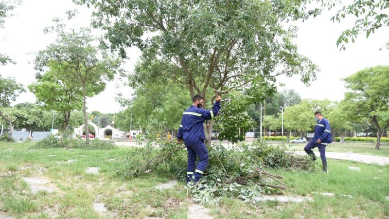 Comenzaron los trabajos de reacondicionamiento del Parque de los Niños