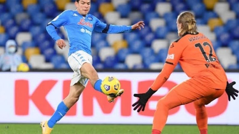 Napoli venció a Spezia y está en las “semis” de la Copa Italia