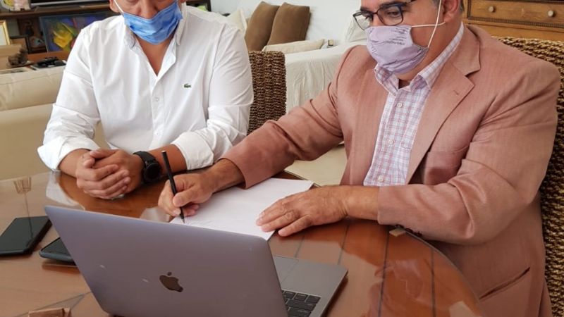 Jalil acordó obras de agua y cloacas por más de $1500 millones