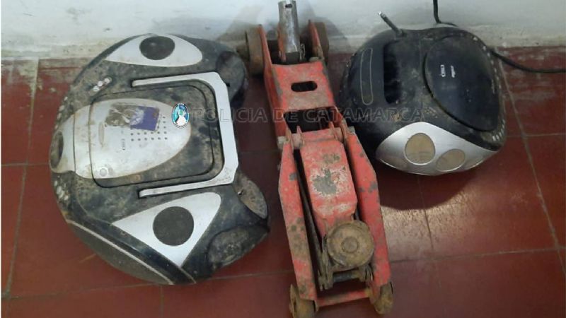 En allanamiento, recuperan elementos robados en Tinogasta