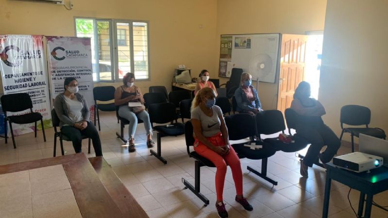 Capacitaron sobre BPM a los trabajadores del comedor “Gauchito Gil”