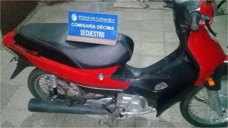 Tras una persecución arrestan a un joven y secuestran una motocicleta