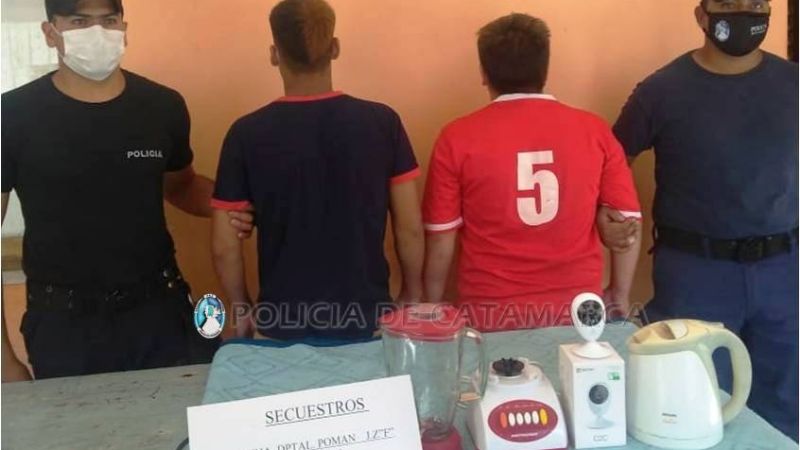 Esclarecen el robo en un complejo de cabañas en Pomán