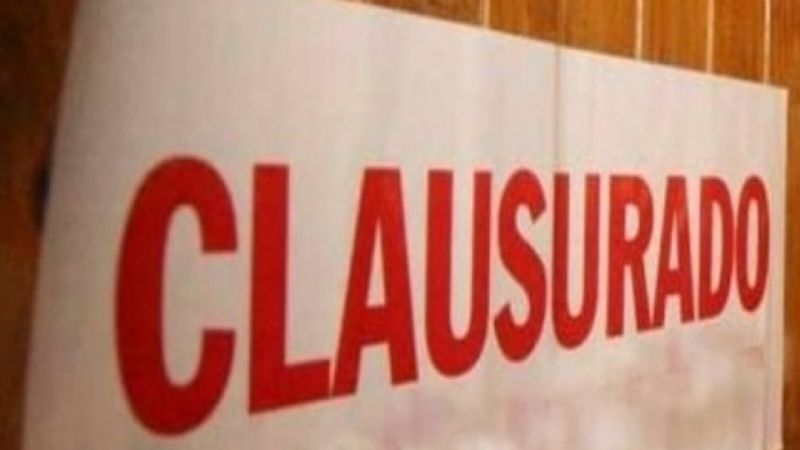 Clausuran dos negocios y un complejo deportivo