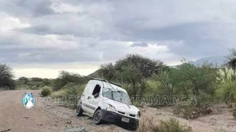 Vuelco en Santa María