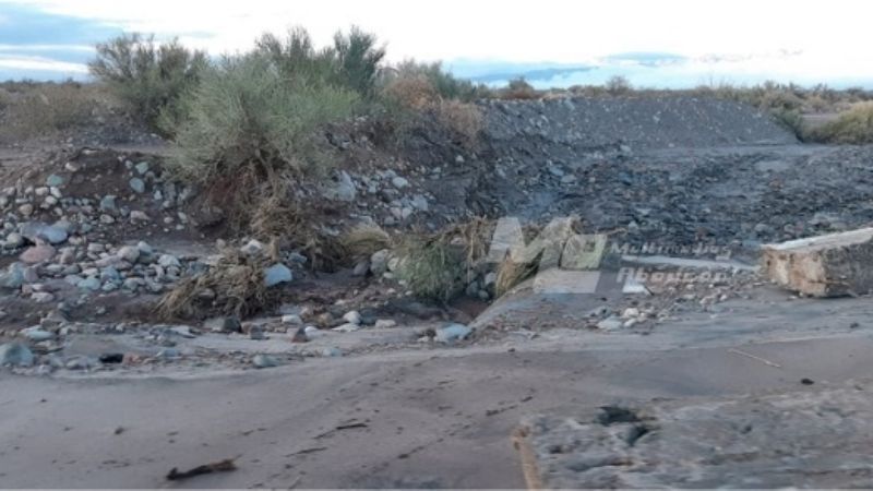 Crecidas de ríos, afectaron ruta en Fiambalá