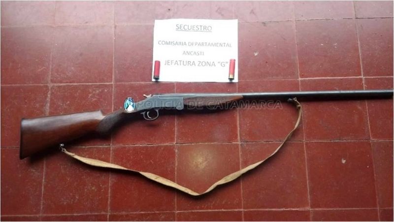 Secuestran un arma de fuego en Ancasti