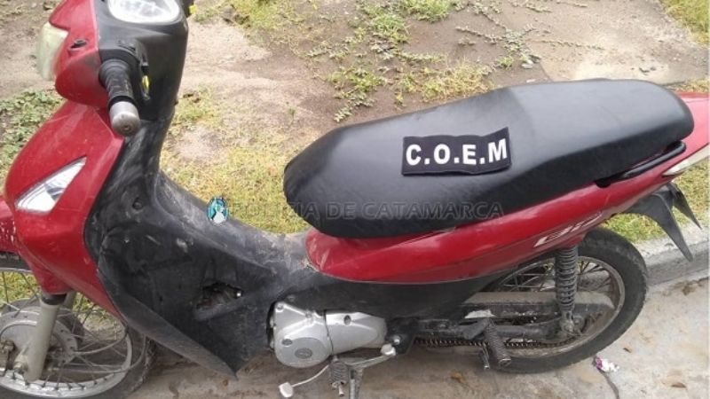 Recuperan una moto robada hace 7 años