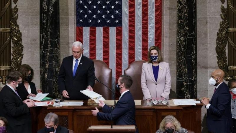 El Congreso oficializó el triunfo de Joe Biden