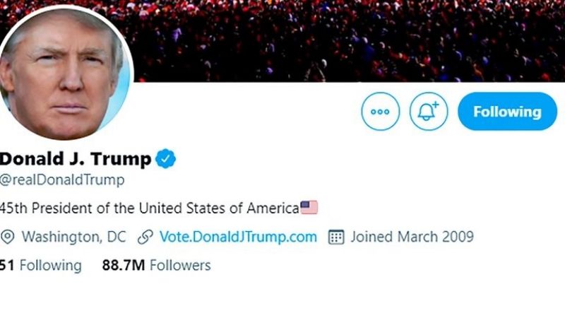 Twitter, Facebook e Instagram bloqueron las cuentas de Trump