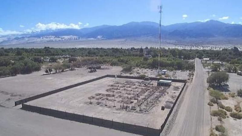 Paulón recorrió obras en Fiambalá