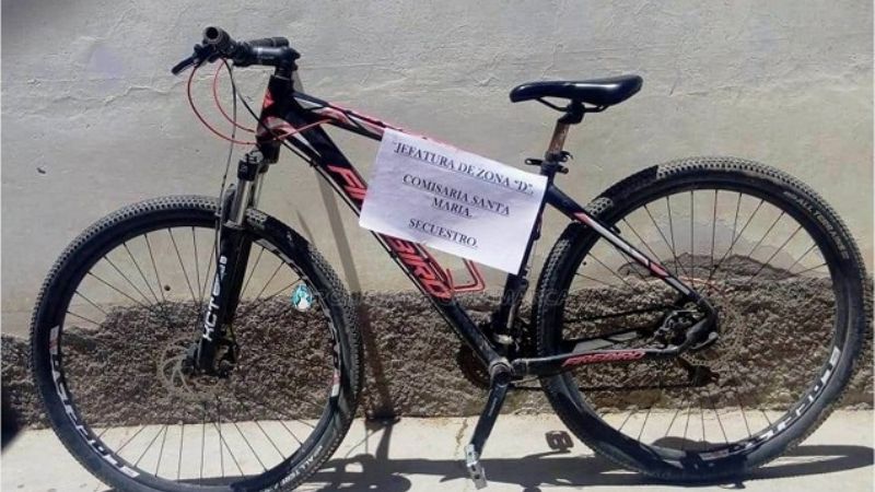 Dejaron una bicicleta abandonada