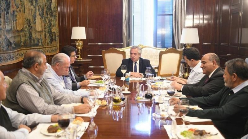 El Presidente encabezó una reunión con la CGT