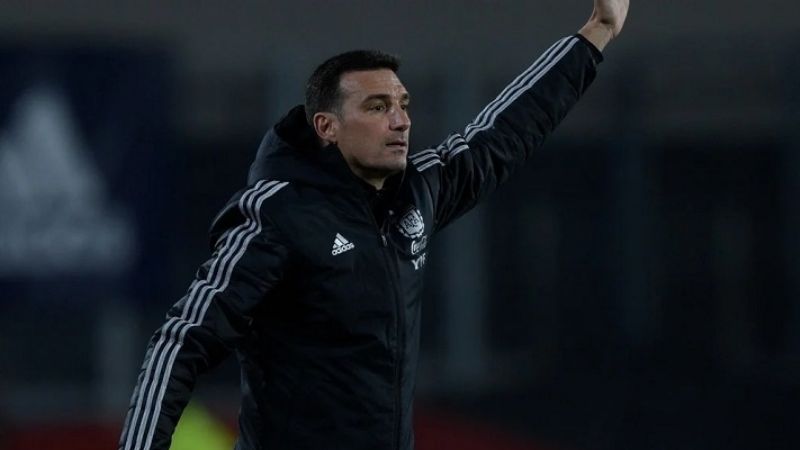 “Da gusto ver jugar al equipo”, dijo el DT Scaloni