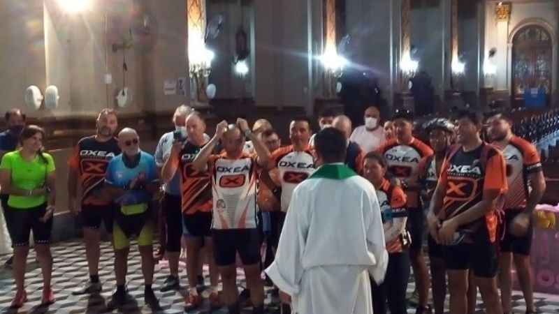 Peregrinos llegaron a los pies de la Virgen del Valle