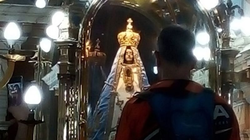 Peregrinos llegaron a los pies de la Virgen del Valle