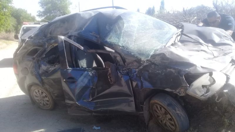 Choque en Capital, derrape en Recreo y vuelco en Andalgalá