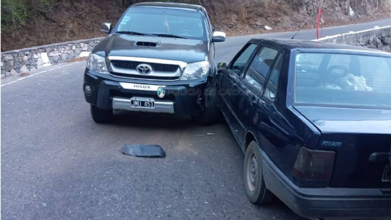 Choque en la Cuesta El Portezuelo