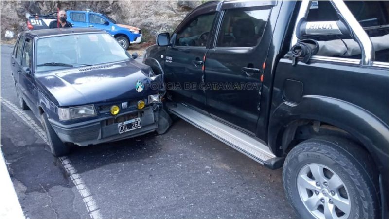 Choque en la Cuesta El Portezuelo