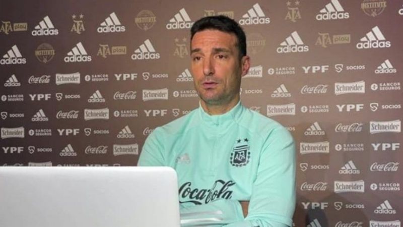 Scaloni: "Estos jugadores no nos van a dejar tirados "