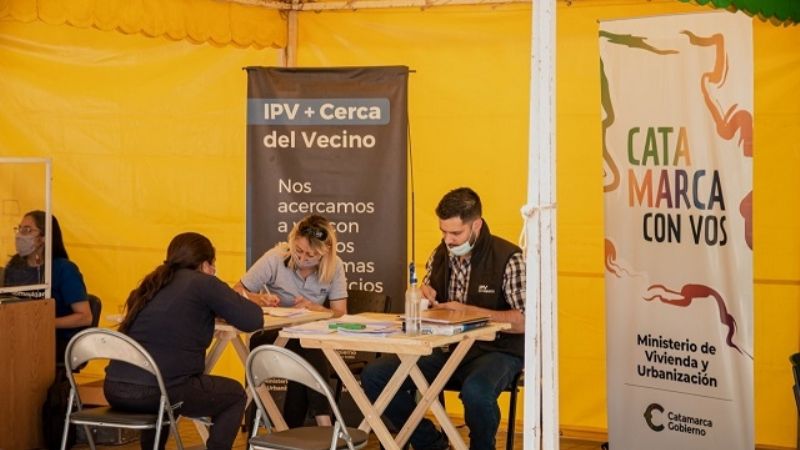 Más de 800 trámites y consultas en el “Catamarca con Vos” en Tinogasta