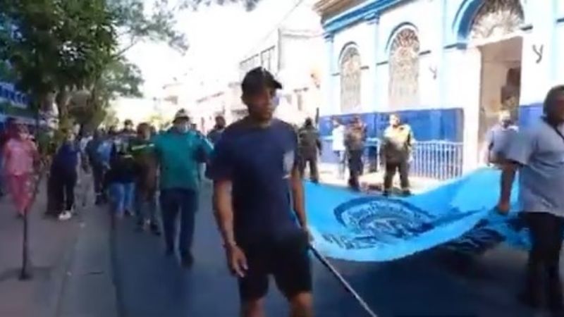 Movilización del SOEM en calles del centro