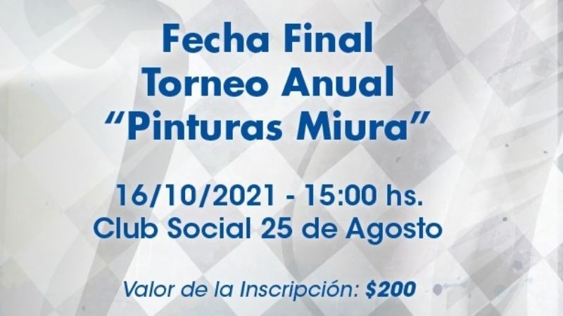 Este sábado va la 4ta y última fecha del Anual de Ajedrez